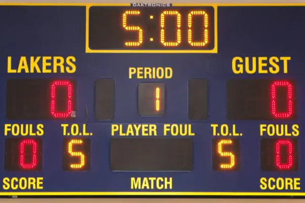 electronic sports scoreboard